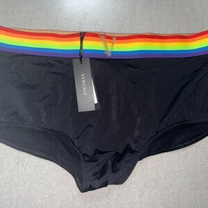 AUTH VERSACE X PRIDE 2020 LIMITED ED MENS SWIM TRUNKS SIZE 8 34/36 L/XL